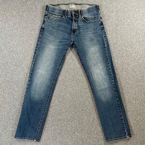 Lee Mens Extreme Motion Straight Fit Jeans Blue Denim Pants 31x30 Casual Work 👖